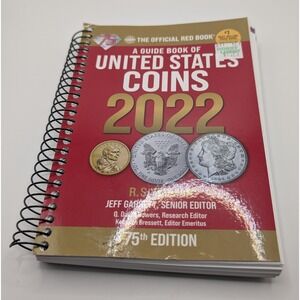 Whitman Book Red A Guide Book of United States Coins 2022 75th Edition